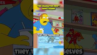 The character that spent 15 years without a name in the Simpsons #shorts