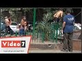 بالفيديو أطفال الشوارع يسبحون فى نافورات بالمهندسين