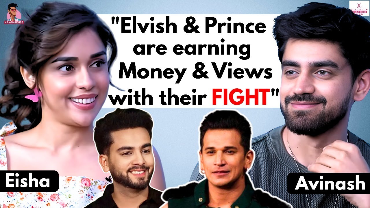 Avinash Mishra & Eisha Singh on Elvish Yadav & Prince Narula FIGHT | Rajat, Vivian | Bollywood Game