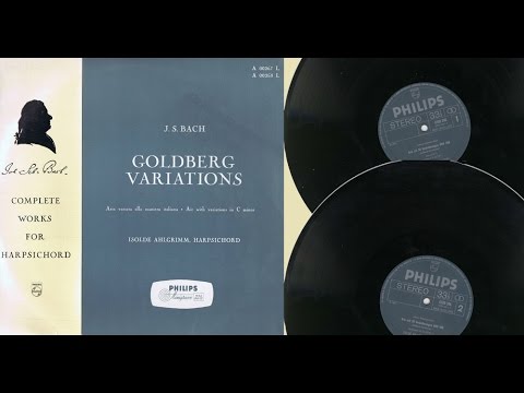 Update Isolde Ahlgrimm (pedal harpsichord) Goldberg Variations J.S. Bach BWV 988