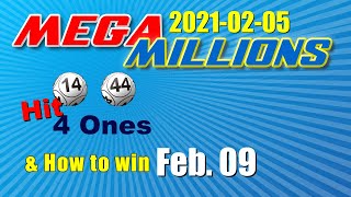 MegaMillions | Math teacher HIT white 14.44 & 4ones | How to win Feb 09 and result Feb 05