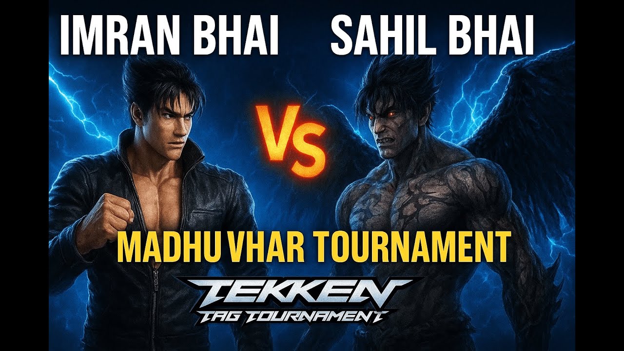 Imran Bhai vs Sahil Bhai | Tekken Tag Tournament | Jin & Devil | Delhi ...