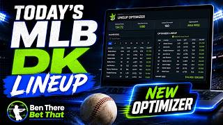 Athlete Statistics Today’s MLB DraftKings Lineup Using My NEW Optimizer 🔥 | Best DK Plays 8/24/26
