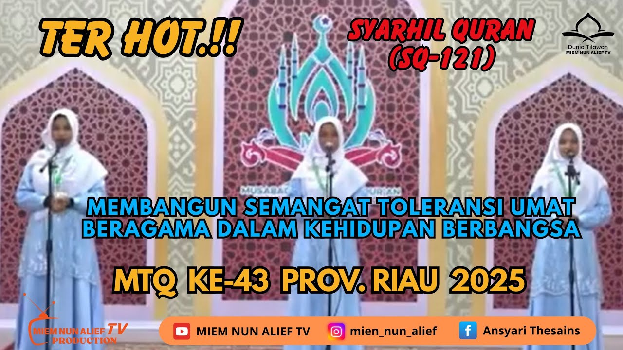 KEREN ABIS.!!! Syarhil Quran Membangun Semangat Toleransi Umat Beragama Dalam Kehidupan Berbangsa