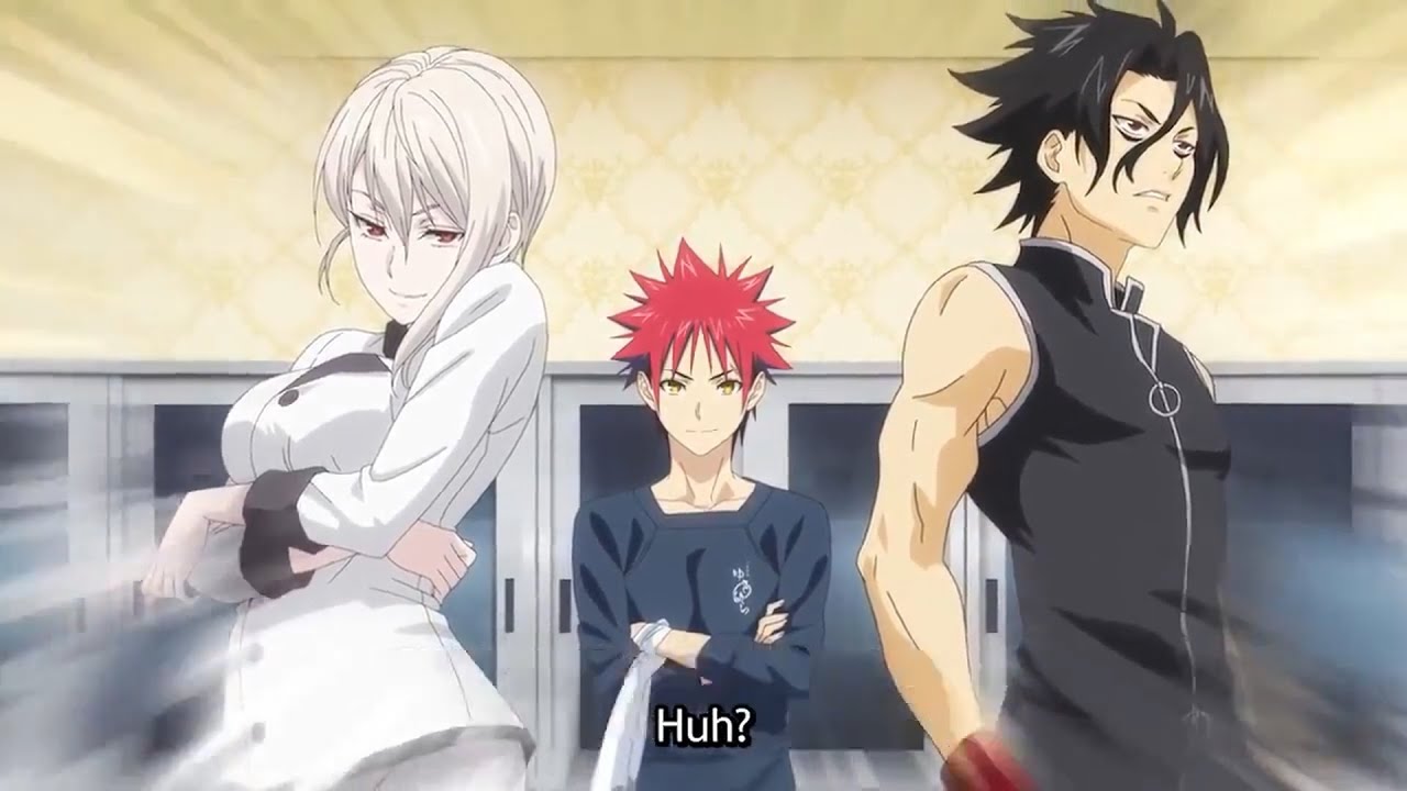 Food Wars! || 創真は、えりなを再び奮い立たせようと、ゆきひら特製の料理を無理やり食べさせることに。えりなは創真への想いに気づく。|| 食戟のソーマ 神ノ皿 【最高の瞬間】#9