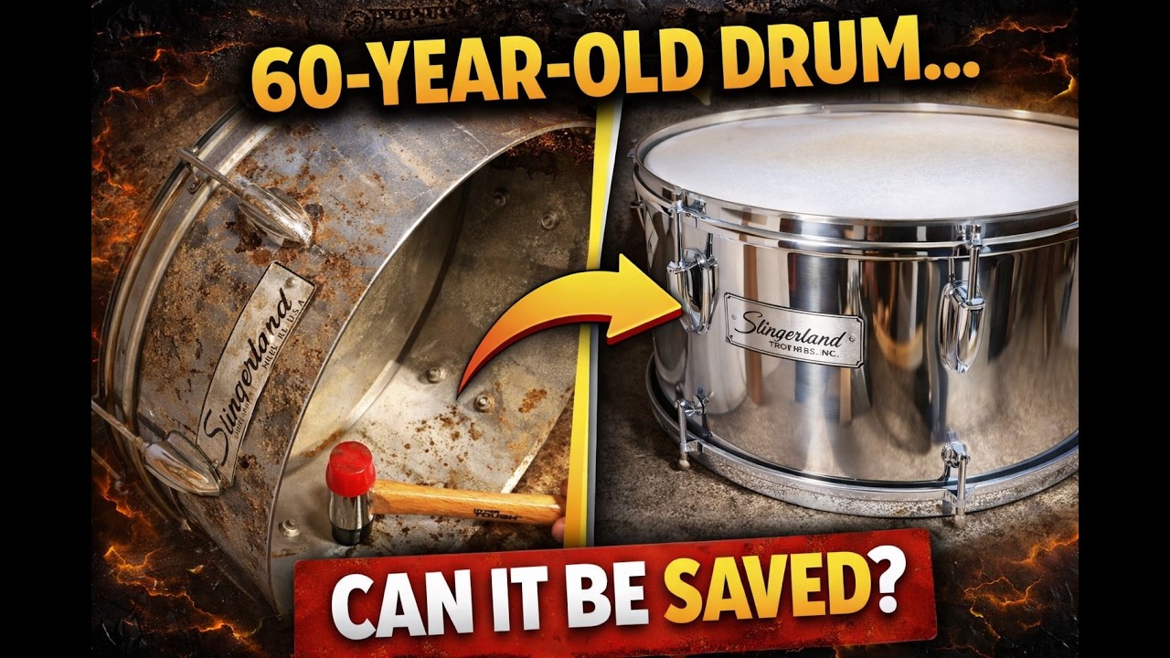 Можно ли спасти этот тимбал Slingerland 1960-х годов?
