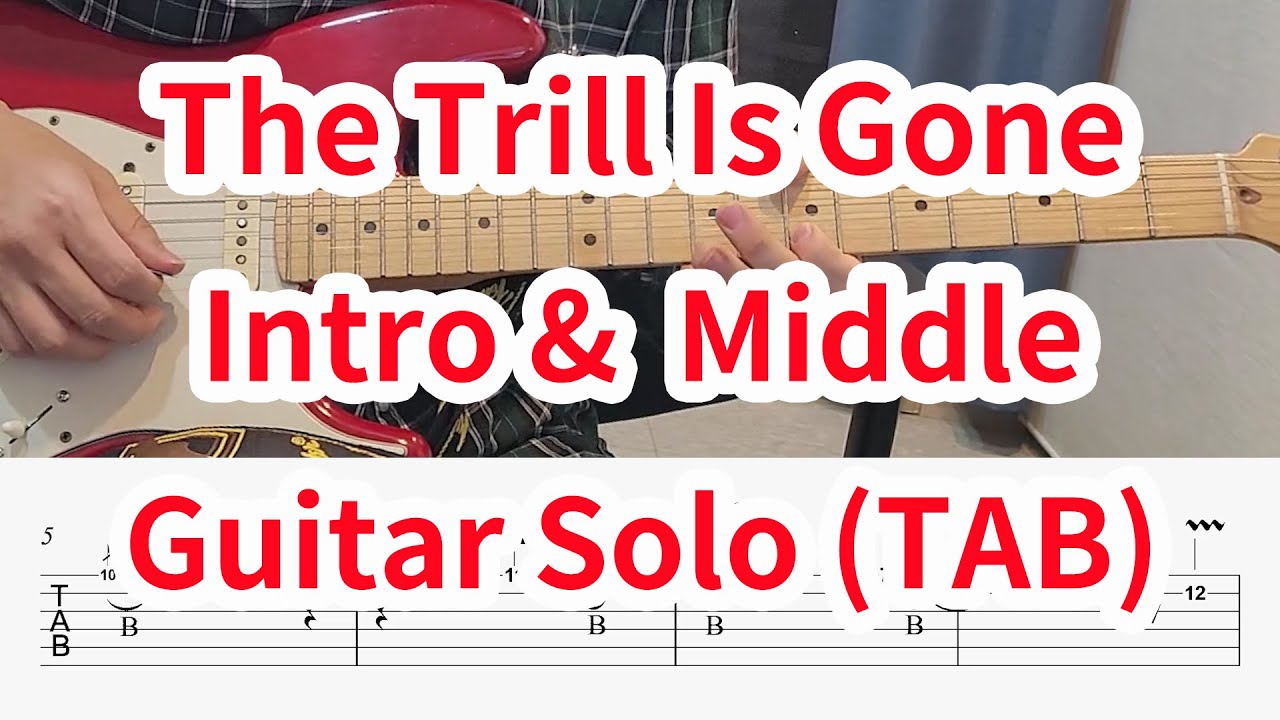 Watch The Trill Is Gone (B.B King) Intro& Middle Guitar Solo (TAB) on YouTube Watch The Trill Is Gone (B.B King) Intro& Middle Guitar Solo (TAB) on YouTube