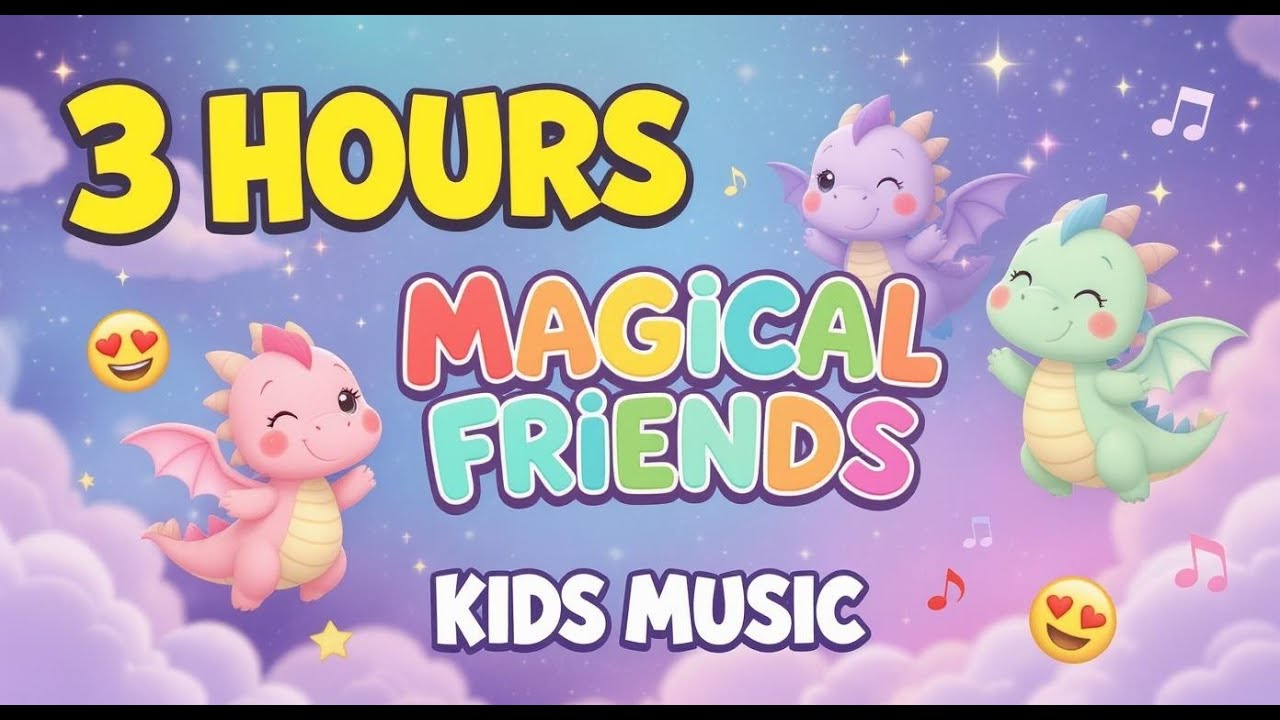 Welcome to 3 Hours of Magical Dragon Friends Lofi Music for Kids