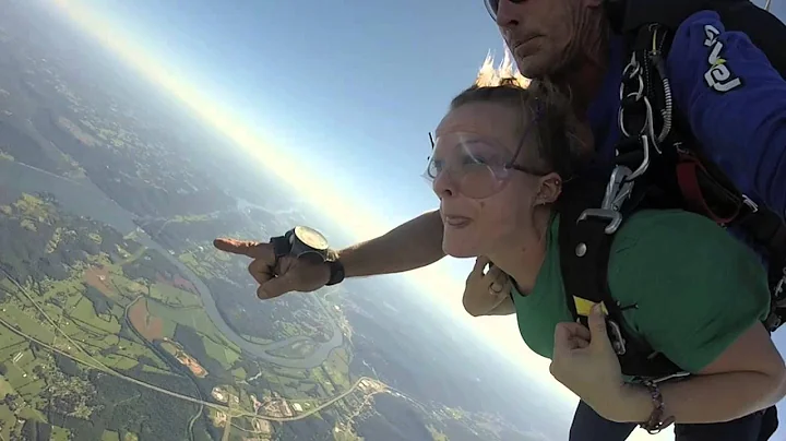 Hollie from Chamblee, GA is hurled from an airplane!