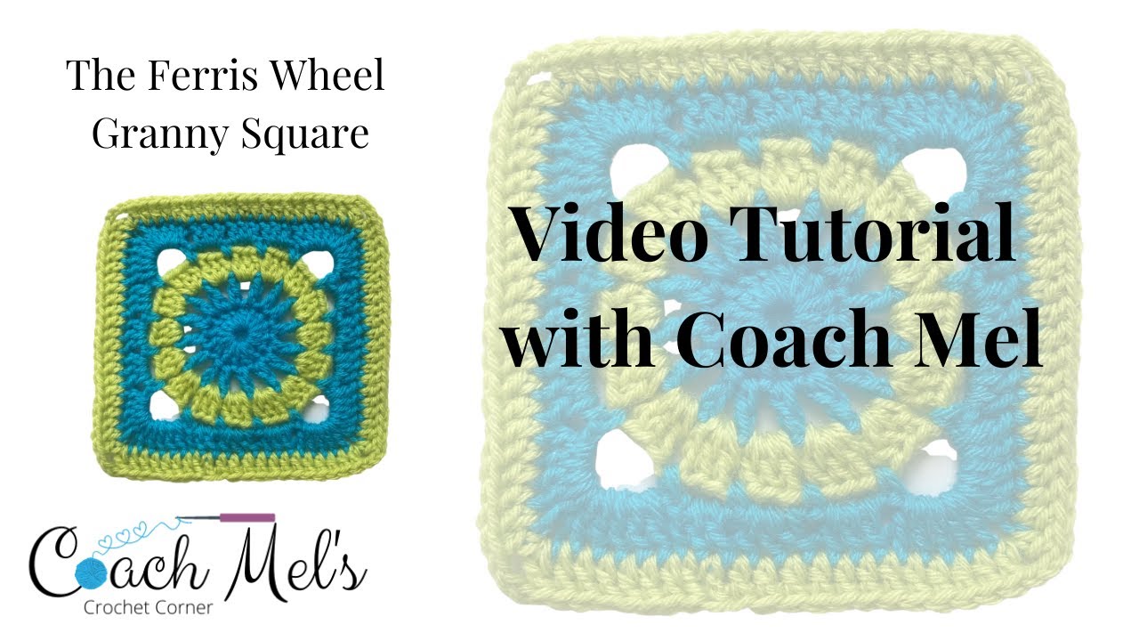 Ferris Wheel Granny Square Shawl Crochet Pattern – Joy of Motion Crochet