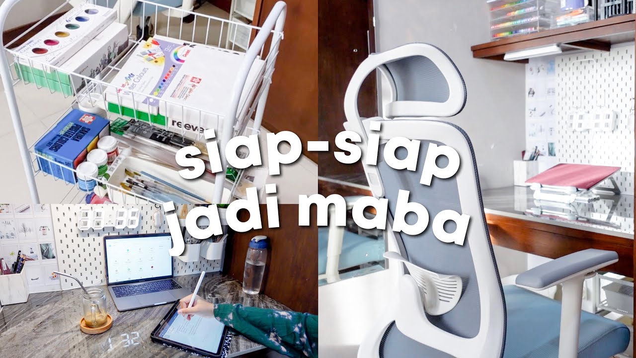 productive day vlog : persiapan kuliah jadi maba & kursi baru!