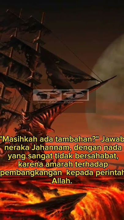 NGERI😭 ISI DIALOG Allah dengan NERAKA JAHANNAM   #dakwah #allah #neraka #jahannam #short #shorts