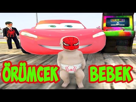 Örümcek Çocuk Geldi Örümcek Bebek Lunaparka Gitti (GTA 5 Komik Anlar)