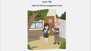 Brain Out 2 Level 138 Help him find the engagement ring! Walkthrough Solution