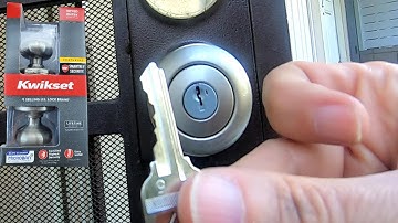 Kwikset Door Handle & Knob install and rekey Smartkey