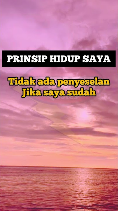 Tidak ada penyesalan❗kata kata hari ini #prinsip #keputusan #hidup