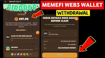 MemeFi Claim On chain | MemeFi Airdrop Claim OKX Web3 Wallet Full Process #memefi