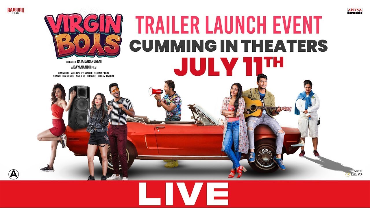 Virgin Boys Movie Trailer Launch Event LIVE ｜ Geetanand, Mitraaw Sharma ｜ Shrihan