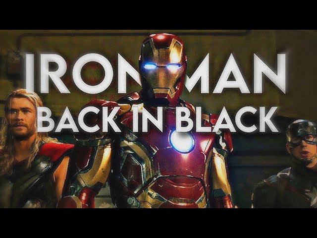 Iron Man Tribute - Back In Black class=