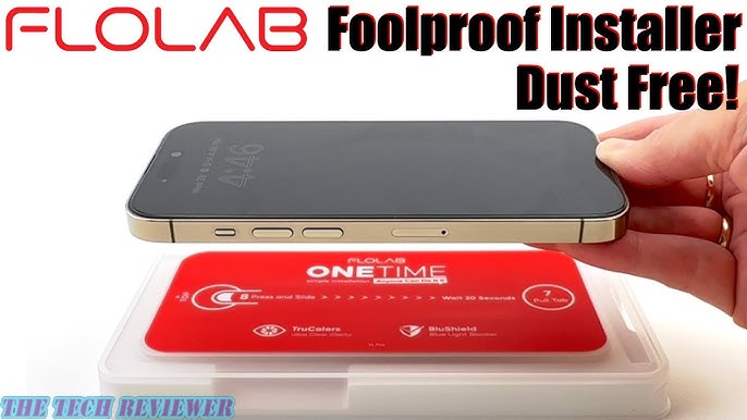 FLOLAB ONETIME MAX NanoArmour Anti Glare Screen Protector for iPhone 15  Series