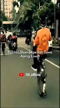 Story wa sepeda onthel jemping sepanjang jalan keren kekinian