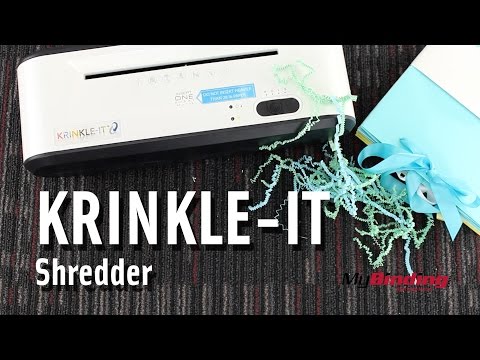 Krinkle-It Shredder - Create your Own Decorative Crinkle Paper