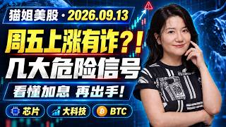 26年9月11日一周美股复盘 ，别被周五的暴涨骗了！市场几大危险信号；下周加息？最稳操作指南｜头部个股别错过｜QQQ、SPY、GOOG、BTC、CRCL、INTC、MU等
