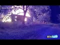 VIDEO: Fire destroys eastern Kansas home; arson suspected