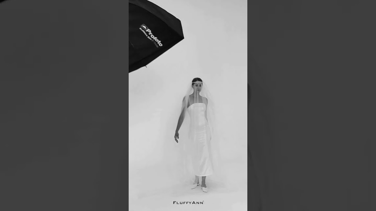 Backstage со съемки свадебного платья бренда FluffyAnn  