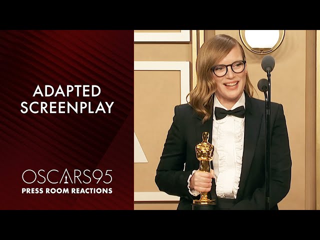 Watch film Women Talking | Adapted Screenplay | Sarah Polley | Oscars95 Press Room Speech