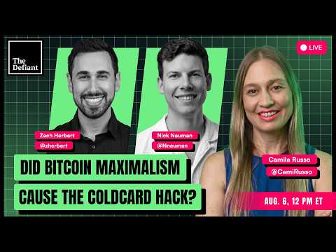 π’ LIVE : Did Bitcoin Maximalism Cause the Coldcard Hack? | Zach Herbert & Nick Neuman