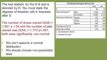 The K-S Test and normal distribution