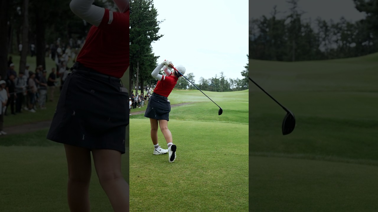 【大会2日目がスタート】24選手ティーショット集🏌️♀️ | ソニー 日本女子プロゴルフ選手権大会 - Round2