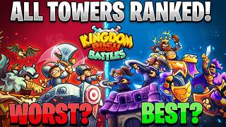 Which Towers Are Actually Worth It? Kingdom Rush Battles Tier List