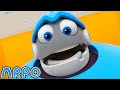 Protect the Dominoes | Arpo the Robot | Trick or Treat | Spooky Halloween Stories For Kids