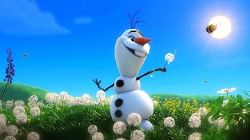 Digital Download:  Olaf robot takes over Disneyland Paris "Frozen" land