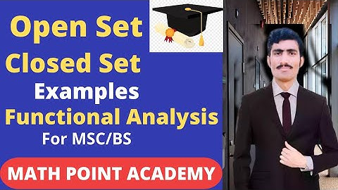 Open Set And Closed Set In Metric Space With Examples In Urdu/Hindi | Lect#7 By MATH POINT ACADEMY