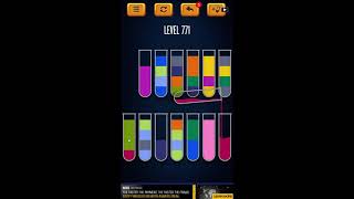 Water Sort Puzzle - Color Liquid Sorting Game Level 771 Solution