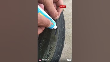 Save Your Tire Sidewall Repair DIY Trick. #shorts
