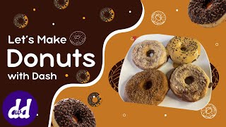 Easy Light  Donuts  |  Chocolate , Pumpkin, Plain and Snickerdoodle | Dash Personal Donut Maker  |
