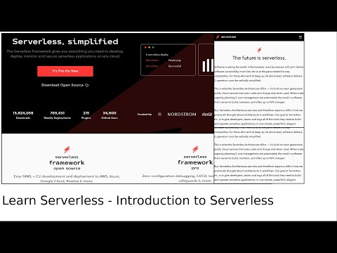 Learn Serverless - Introduction to Serverless