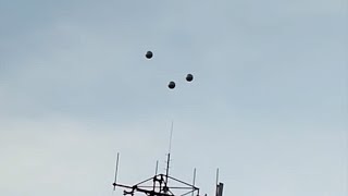 3 Нло Или Воздушные Шарики Над Антенной?. 4К