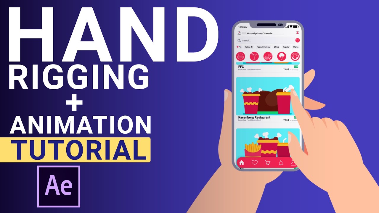 Hand Rigging for UI Animation Tutorial in After Effects - YouTube