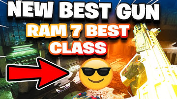 NEW BEST GUN IN WARZONE MUST TRY! Modern Warfare "New Best Ram 7 Class" Setup (Warzone Best Gun)