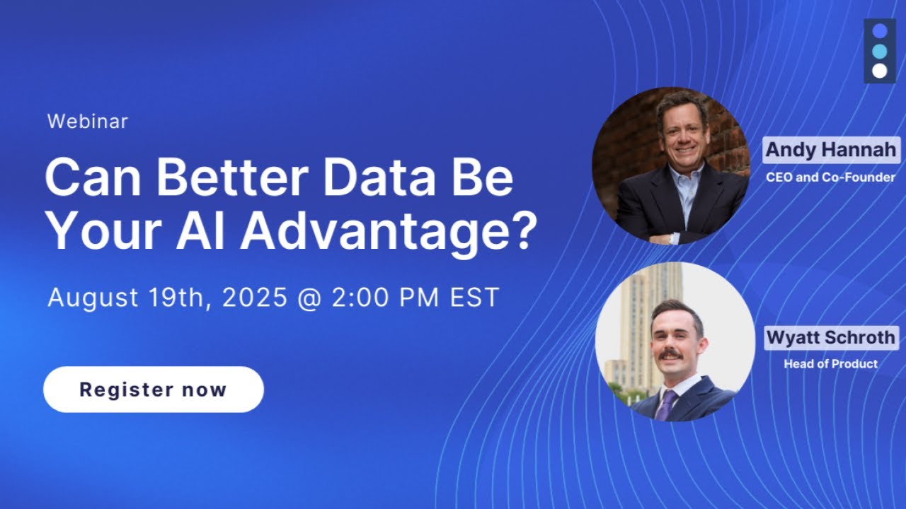 Can Better Data Be Your AI Advantage? | Blue Street Data Webinar - YouTube