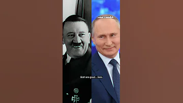 Putin and Hitler: Two dictators. One face #shorts #putin #hilter