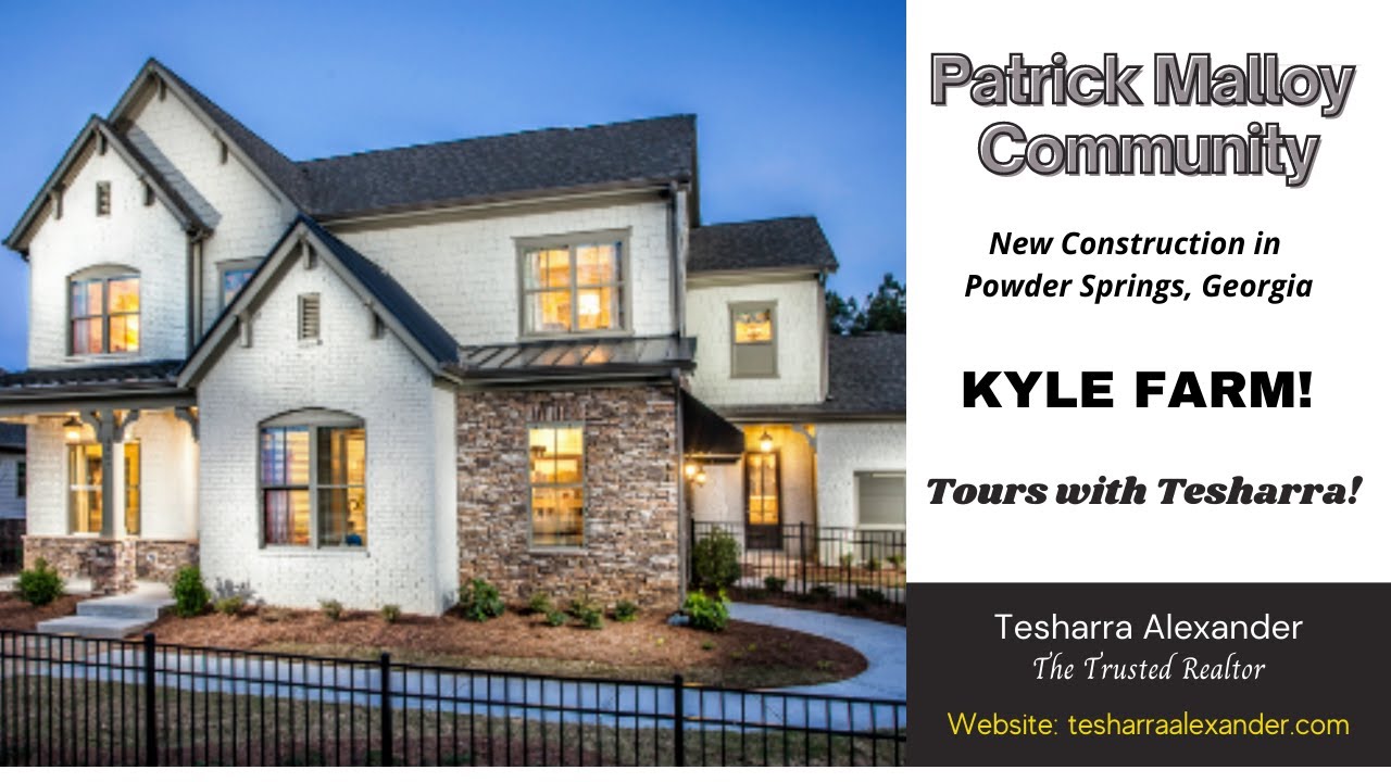 Tours with Tesharra Kyle Farm New Construction Powder Springs