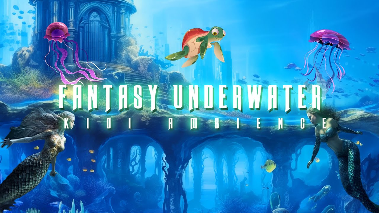 Fantasy Ocean Music 🐳 Beautiful Coral Ocean Space 🐠 Relax, Rest & Enjoy a Good Night's Sleep