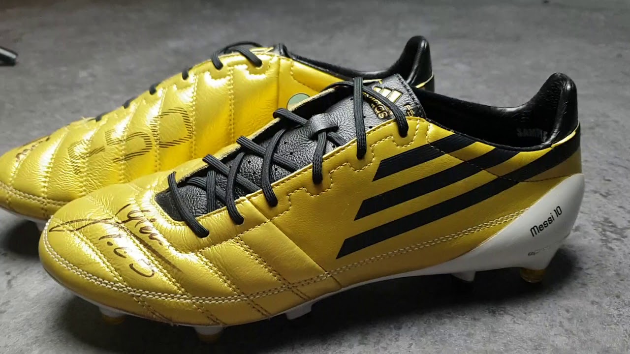 messi match worn boots