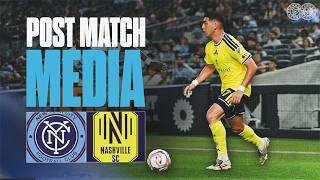 Post-match Media New York City FC 0-0 Nashville SC MLS 2026